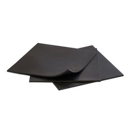 MATNIKS Rubber Sheets, Black, (Pack of 3) 6x6-Inch by 1/8 (+/-10%) Duro A60. Neoprene, Plumbing, Gaskets DIY Material, Supports, Leveling, Sealing, Bumpers, Protection, Abrasion, Flooring