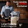 LivLab Rice Container - 25 Lbs/12KG/12L Rice Dispenser Storage with