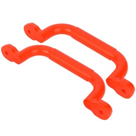Climbing Frame Accessories Climbing Handles Non Slip Plastic Playground Grab Handles Exclusive for Playhouse,Treehouse,Climbing Frame,Jungle Gym (Rojo)