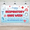 Lofaris Happy Respiratory Care Week Banner 70.8x43.3in Medical Appreciation Decor