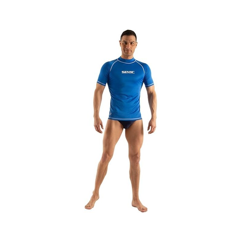 SEAC Women's T-Sun Short Man Rash Guard Shirt