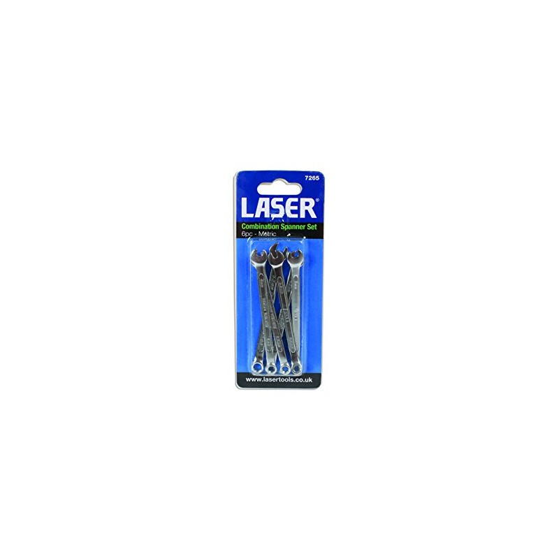 Laser 7265 Miniature Combination Spanner Set 6pc