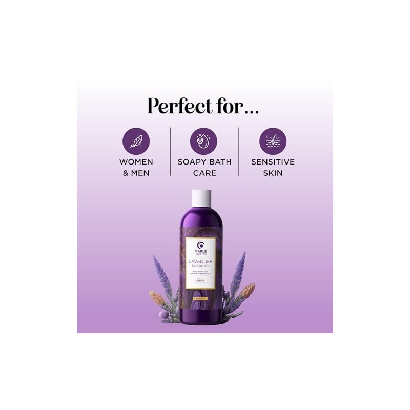 Bubble Bath for Women, Men and Teens - Lavender Hybrid,