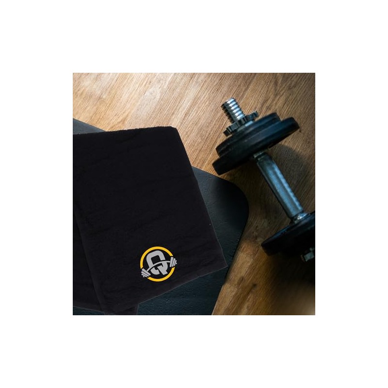 Always Looking Good Gym Towel with Monogrammed Embroidery Initial Gift