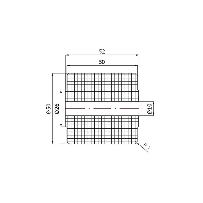 ZAB – S Simple Plastic Roller Polyamide Diameter 19 mm
