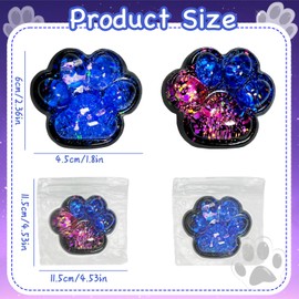 Cat Paw Squishy Toy, Pack of 2 Fufu Squishy, Cat Paw Stress Relief Squishy Toy, Anti-Stress Toy, Fidget Toy for Teenagers Adults