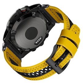 Garmin 22mm Breathable Strap for Fenix 5-8/E 47mm, MARQ Athlete, Instinct 2, D2 Delta/Descent G1, Approach S60/S62/S70, Forerunner, Quatix