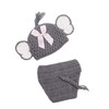 Newborn Photography Prop Crochet Baby Elephant Outfit Knit Baby Photo