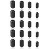 Ferrite Ring Core Black RFI EMI Noise Suppressor Cable Clip-20Pcs