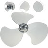 Cuchillas de ventilador de plástico de 16 pulgadas con cubierta