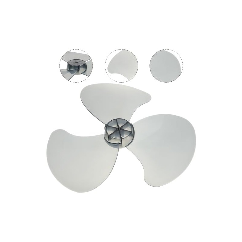 Cuchillas de ventilador de plástico de 16 pulgadas con cubierta
