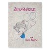 Goldi-Design Certificate Folder with Wool Felt Cover - Girl with