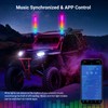 Ehaho 3FT Fat Whip Lights for UTV ATV with Spring