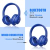 KVIDIO Bluetooth Headphones Over Ear, 65 Hours Playtime Wireless Headphones