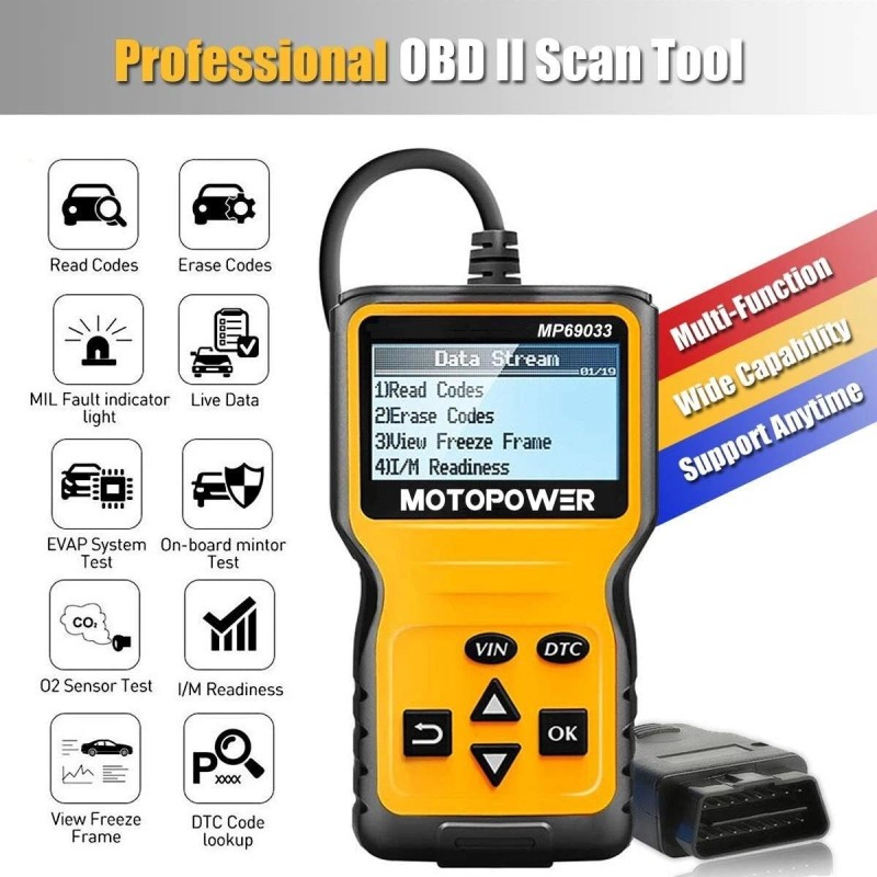Escaner scaner obd2 para auto automotriz profecional en ESPAÑOL e