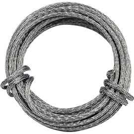 Rocky Mountain Goods Picture Hanging Wire 30 Pound - 9 Foot #3 Extra Strong Wire for Hanging Pictures, Large Frames, Canvases - Easy Cut - Thick Extra Strong - Kink Resistant Heavy Mirror Hanging Wire