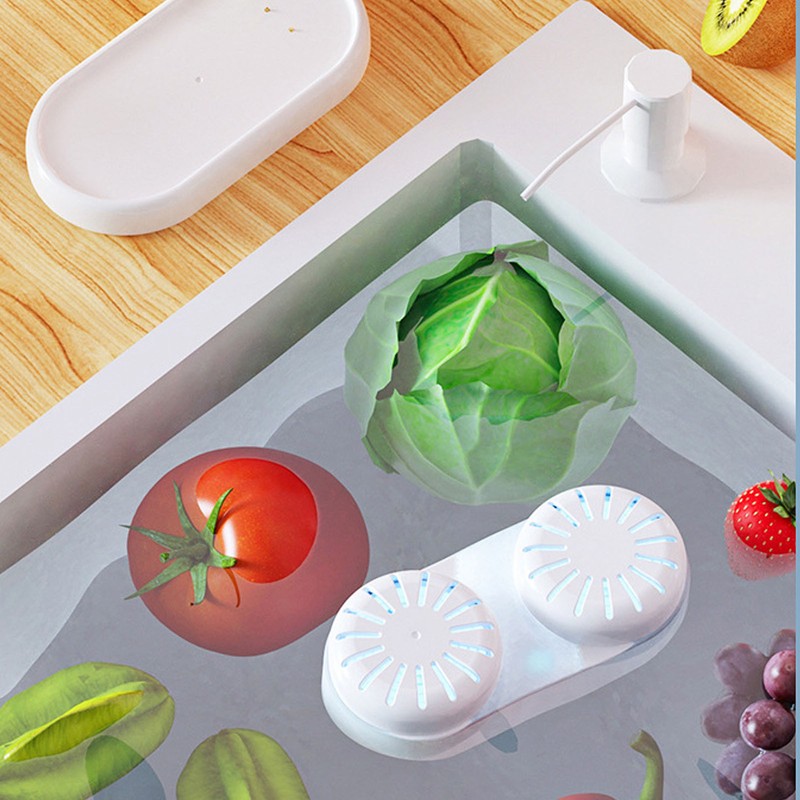 Fruit Vegetable Washing Machine PP Household Capsule Shape Food Purifier