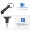 Levemolo 3pcs Audio Splitter Adapter for Headphones Portable Earphone Connector