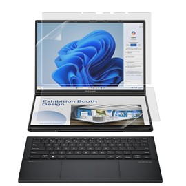 KEANBOLL (4 Pack) Anti-Glare (Matte) Screen Protector for New 2025-2024 ASUS Zenbook Duo Dual 14" 2-in-1 (UX8406) Laptops - (2 Sets - Primary and Secondary Screens)