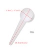 10-Piece Food Grade Long Handle Nontoxic Reusable Plastic Measuring Spoon