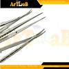 6" Tying Forceps with Serrated Straight Tips + 6" Castroviejo