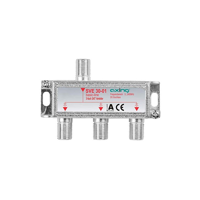Axing SVE 30-01 3-Way SAT Splitter 5-2400 MHz