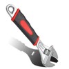 vibedor 8 Inch Adjustable Wrench with Ergonomic Rubber Grip Spanner