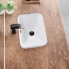 KDKSC Bathroom Vessel Sink 18.2'' x 13.3'' Small Semi Recessed