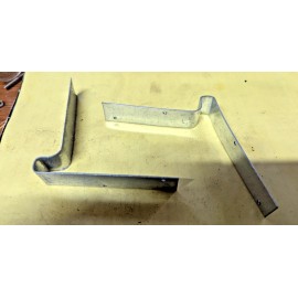 Briggs' bee supply PAIR METAL FRAME END REPAIR SUPPORTS FOR STANDARD FRAMES ~3 1/2 BY 3 1/2"