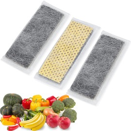 LeoTube Refrigerator Produce Preserver Replacement for Frigidaire PureAir PK-2 Produce Keeper Plus Refill, Compatible with FRIGIDAIRE Gallery Models GRMC2273BF, GRMC2273BD, GRMG2272BF, 3-Pack