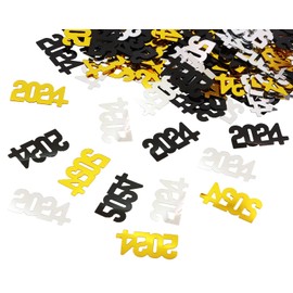 ONLYKXY New Year Table Confetti Glitter Table Decor Confetti Sprinkles Confetti Decoration for New Years Eve Party Confetti Foil Theme Thanks Giving Scatter Bless Confetti (2024, Multi-colour)