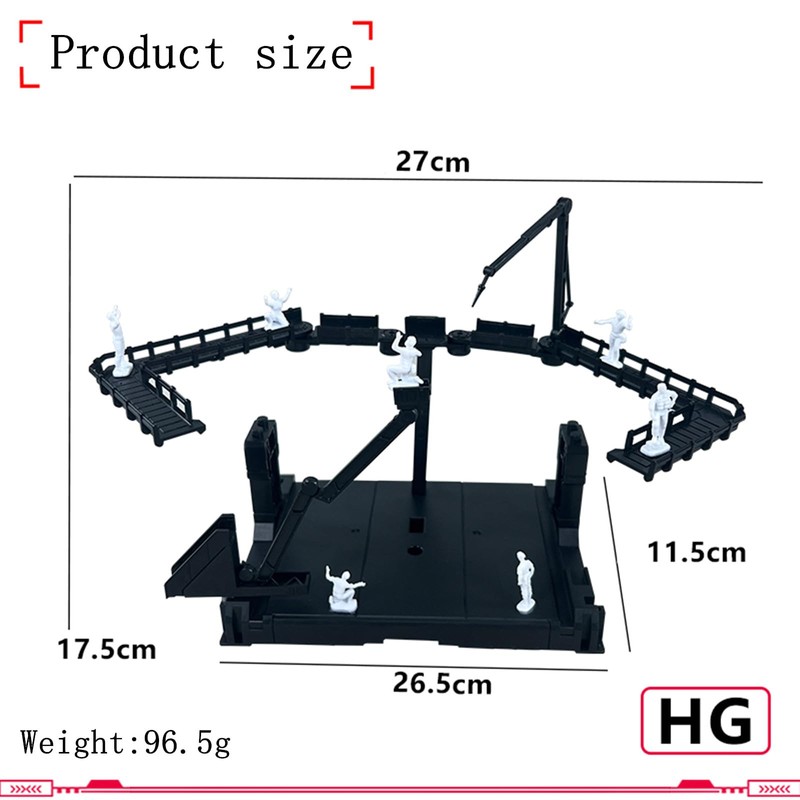 Yarastafu Action Character Model Display Shelves, Display Stands,Suitable For EW/MG/HG/RG