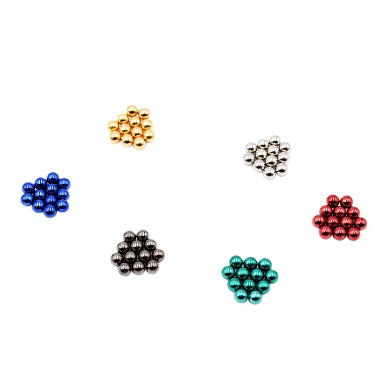 Multi-colored 5 mm NdFeB Magnetic Balls Magic Beads Spheres Puzzle