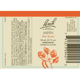 Bach Flower Remedies Bach Original Flower Remedies 2-Pack, Find Your Safe Place" - Rock Rose, Aspen, Homeopathic Flower Essences, Vegan, 20mL Dropper x2