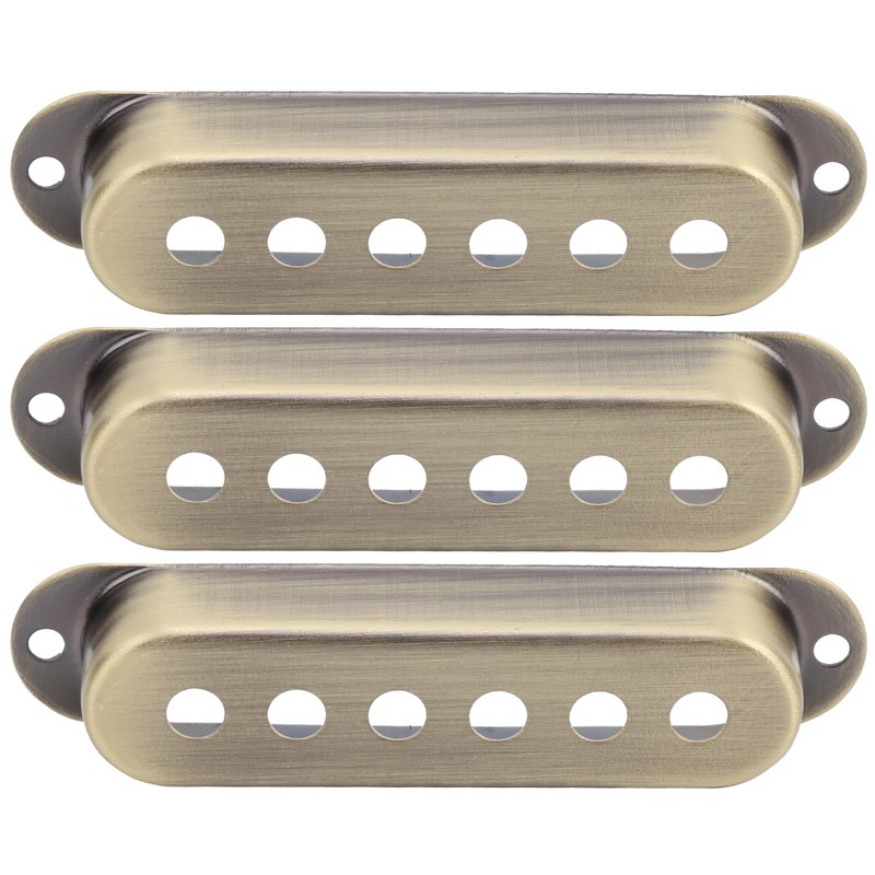 3Pcs Single Pickup Cover Brass 48mm/50mm/52mm Musical Instrument Accessories for