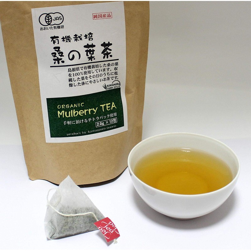 Kawamura Farm Organic Mulberry Leaf Tea, 12 Packs