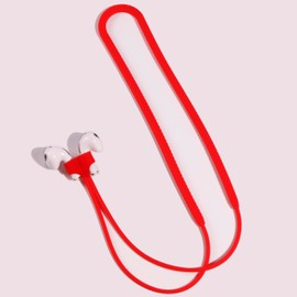 Niltpel Ultra Strong Magnetic Airpod Pro Strap Anti-Lost Cord Sports Lanyard Compatible with Airpods 3rd 2nd Generation Pro 3 2 1 (Red)