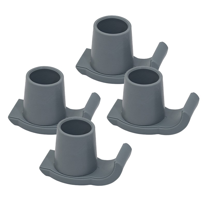 4 Pcs Walker Glide Skis Rubber Universal Walker Ski Glides