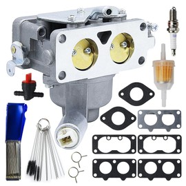 796997 Carburetor for 796227 796258 796997 Lawn Tractor for V-Twin 407777 40N877 40R877 445677 445877 44L777 44M777 44P777 44R677 Engine Carb with Gaskets Air Filter 596163 Vacuum Hose