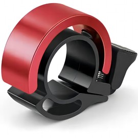 DELUXEFOX Bicycle Bell Loud Horn Aluminum Alloy Bicycle Handlebar 22-23mm - Red