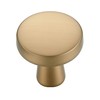 Ravinte 5 Pack Champagne Bronze Cabinet Knobs Mini Round Knobs