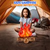 Vaulted Skulls & Co Inflatable Campfire Prop | Camp Fire