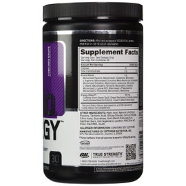 Optimum Nutrition Essential Amino Energy Concord Grape - 30 Servings, 9.5 oz