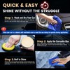 SHIELDOM Car Wax Polish Ceramic Coating Carnauba Wax Extra Gloss