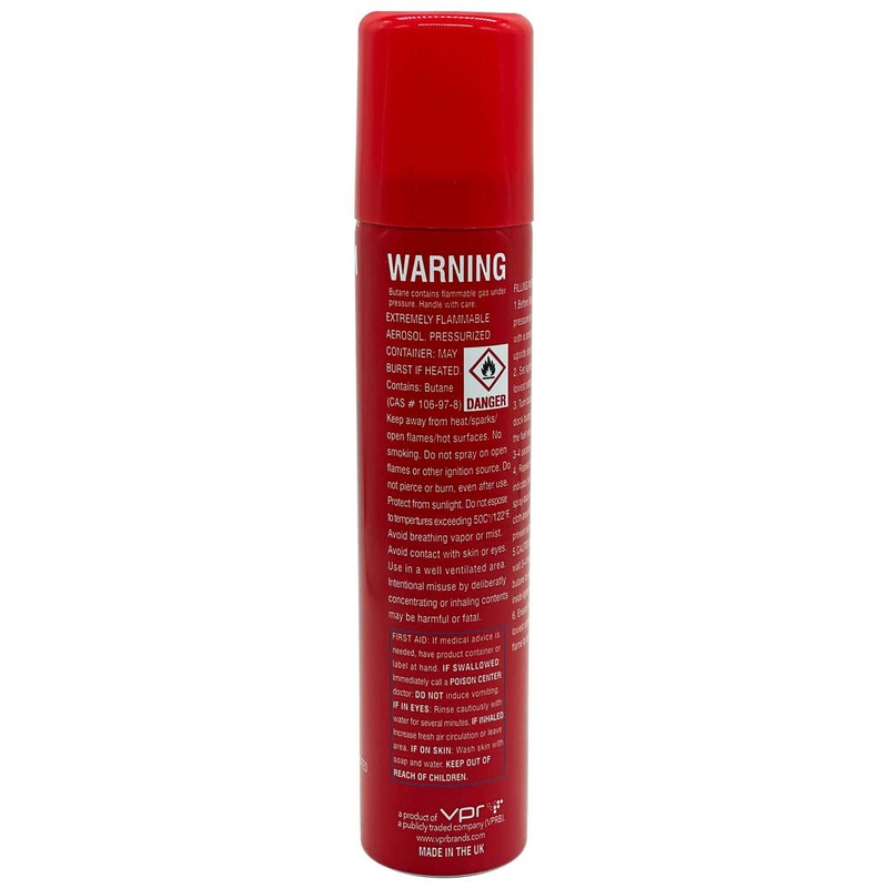 DISSIM Butane Refill Lighter Fluid Gas Canister for Torch or