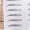 SAFIGLE 2pcs Eyebrow Stickers Imitation Hair Like Transfer Tool for