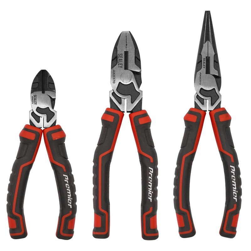 Sealey AK8376 3pc High Leverage Pliers Set