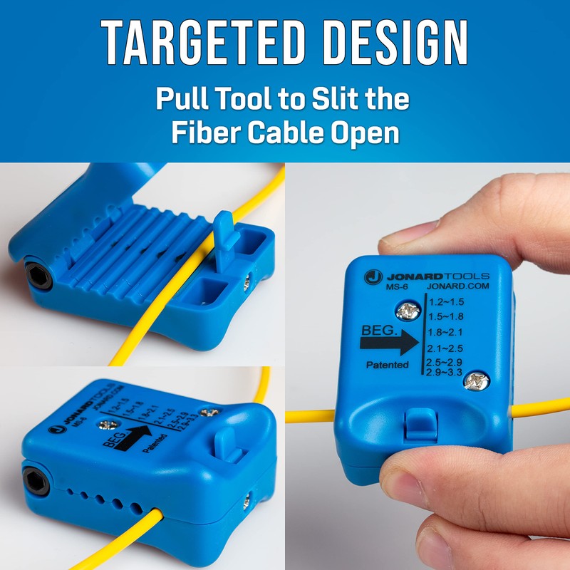 Jonard Tools MS-6 Mid Span Fiber Optic Cable Slitter (1.2