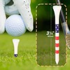 EWILLING Premium Bamboo Golf Tees Stars and Stripes with Mark