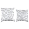 White Gray Print Leopard Cheetah Animal Print White Gray Leopard